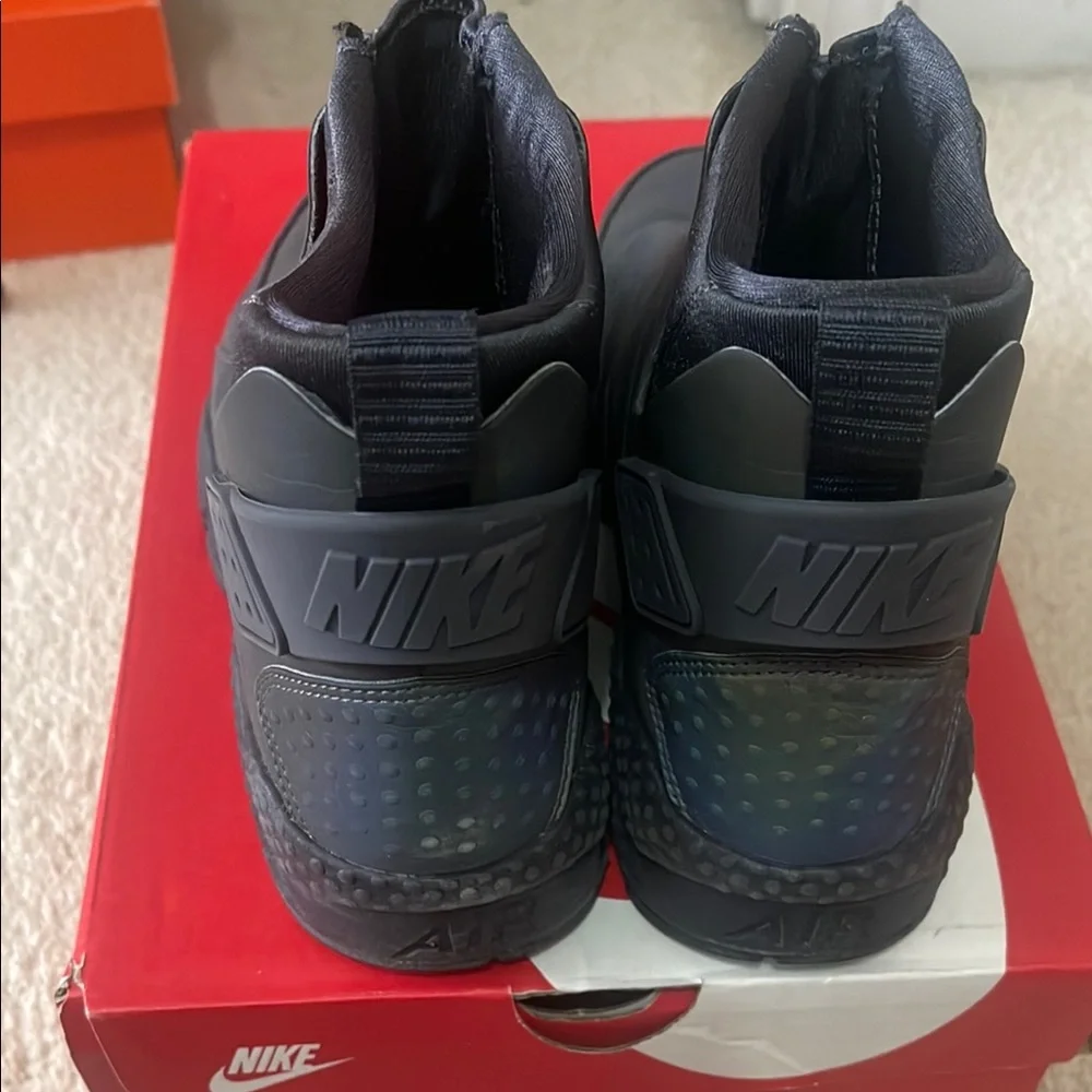 Nike Black and Iridescent High-Top Sneakers - Picture 2 of 3